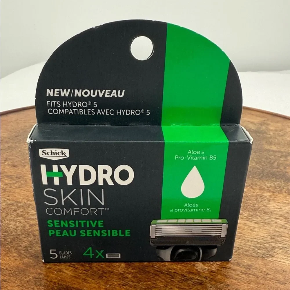 Schick Hydro Cartridge Refills 5 Blade Skin Comfort Sensitive Hydro 5